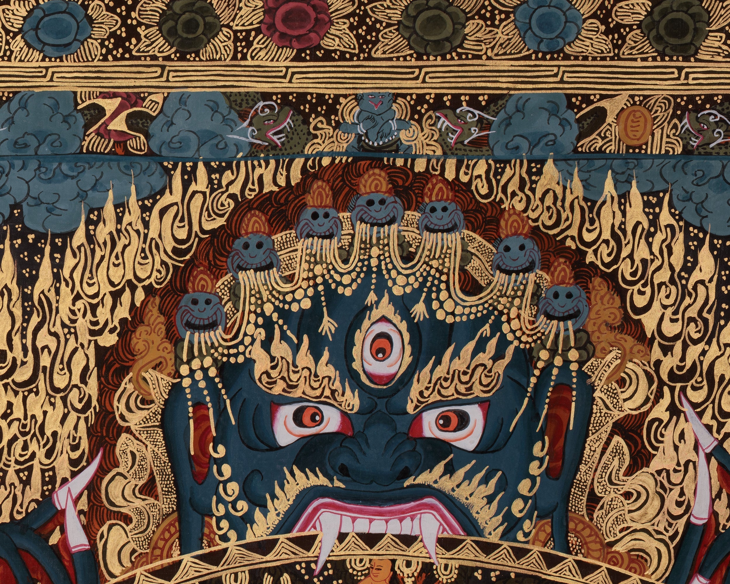 Wheel of Life Tibetan Thangka | Samsara and the Path to Enlightenment