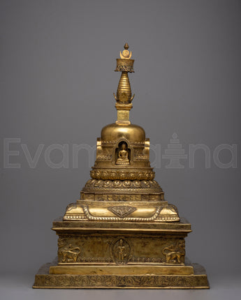 Gold Plated Stupa