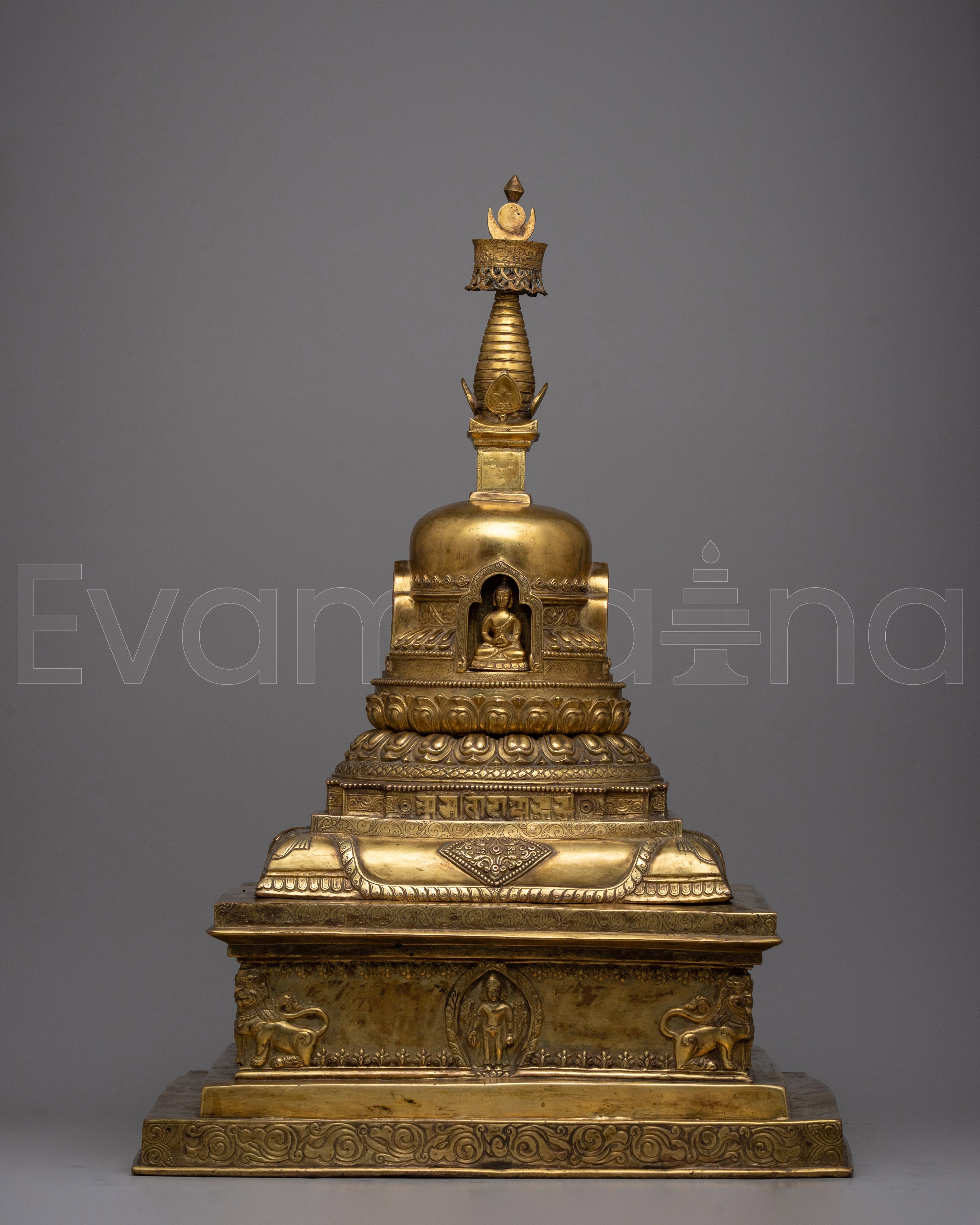 Gold Plated Stupa