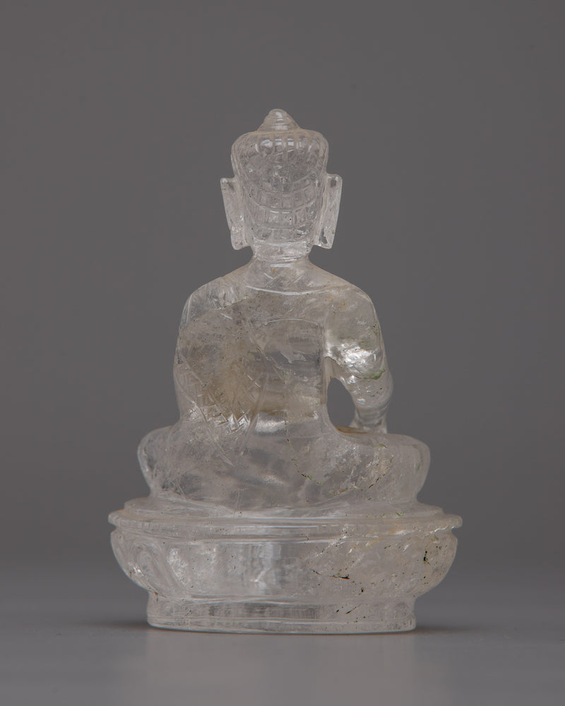 Crystal Buddha Shakyamuni Statue | Spiritual Enlightenment Crystal Figurine