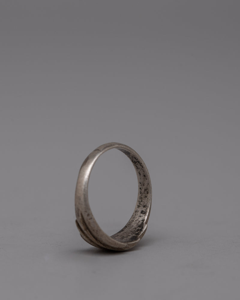 Ring 925 Sterling Silver | Statement Ring with Intricate Design