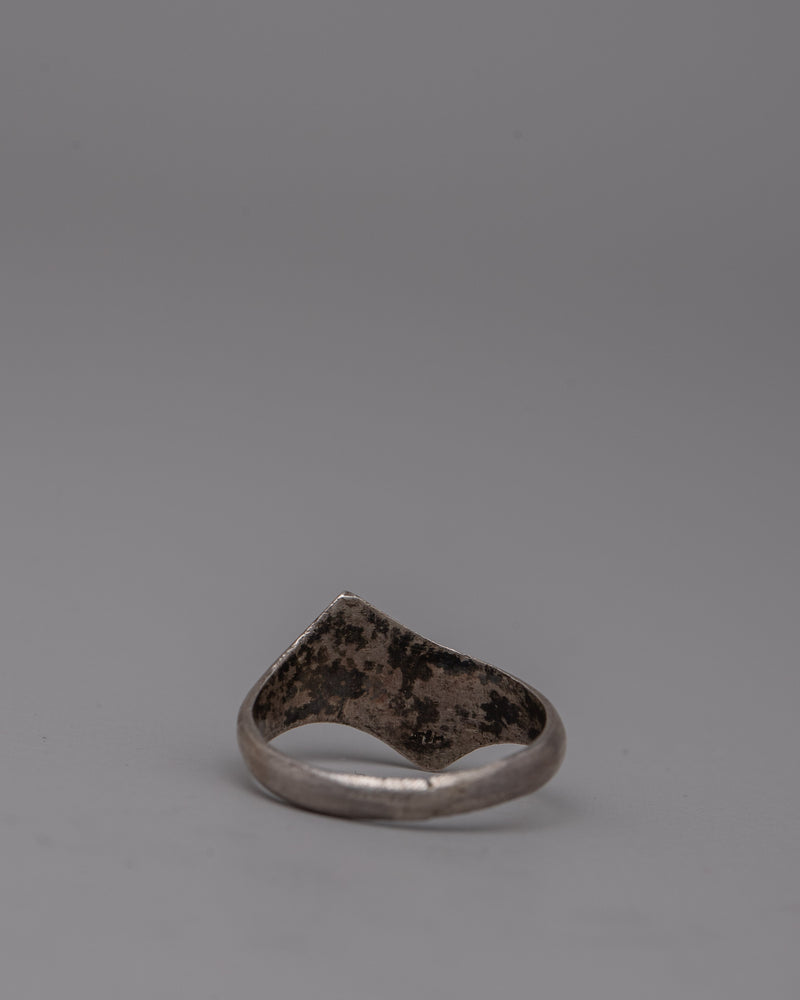 Silver Ring Sterling | Hammered Finish for a Distinctive and Stylish Look