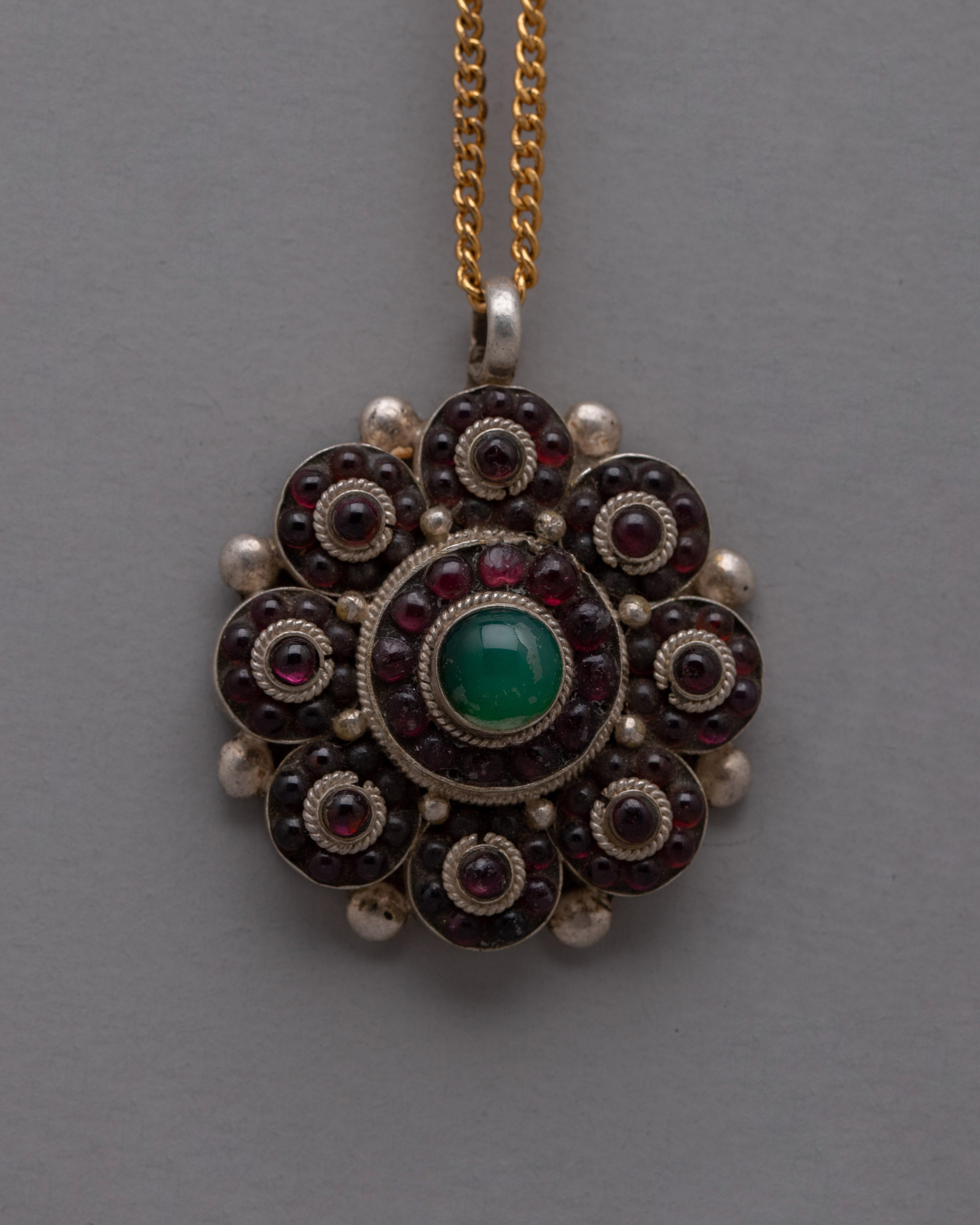 Turquoise Locket | Sterling Silver Pendant