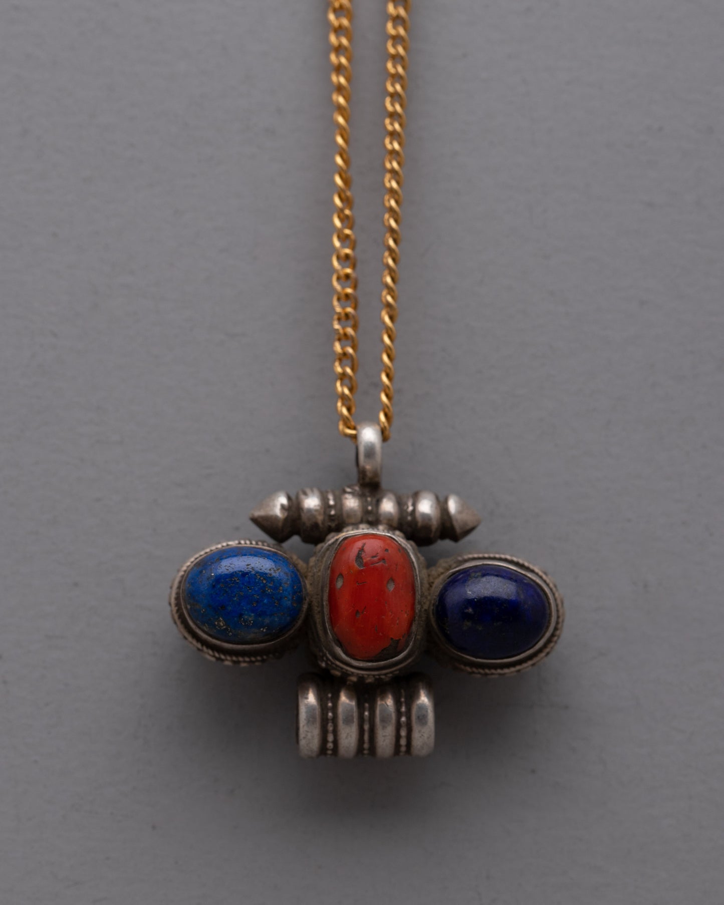 Lapis Lazuli Pendant Silver |  Stunning Jewelry for Bohemian and Classic Styles