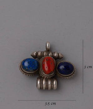 Lapis Lazuli Pendant Silver |  Stunning Jewelry for Bohemian and Classic Styles