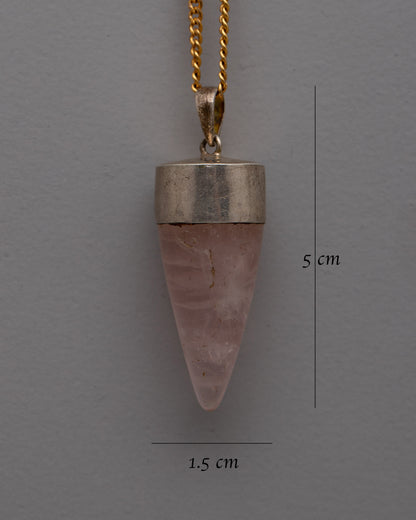 Crystal Point Pendant | Natural Healing Stone Jewelry