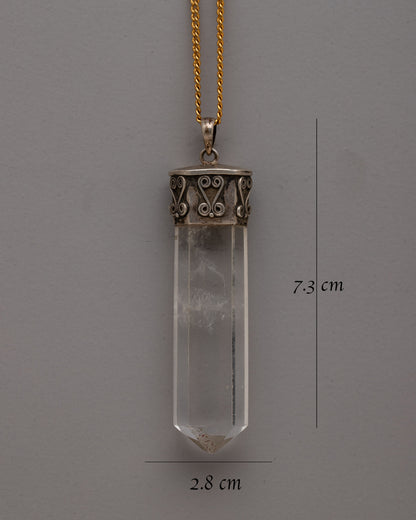 Crystal Amulet Pendant | Perfect for Enhancing Your Meditation and Energy Practices