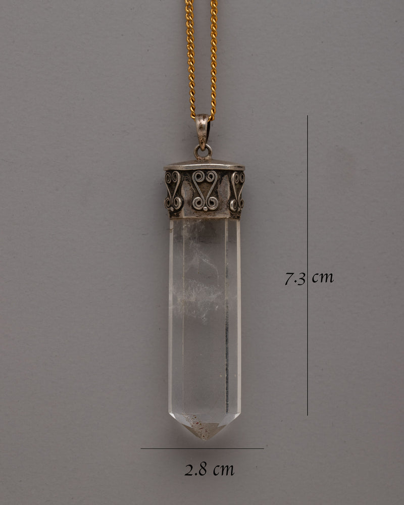 Crystal Amulet Pendant | Perfect for Enhancing Your Meditation and Energy Practices