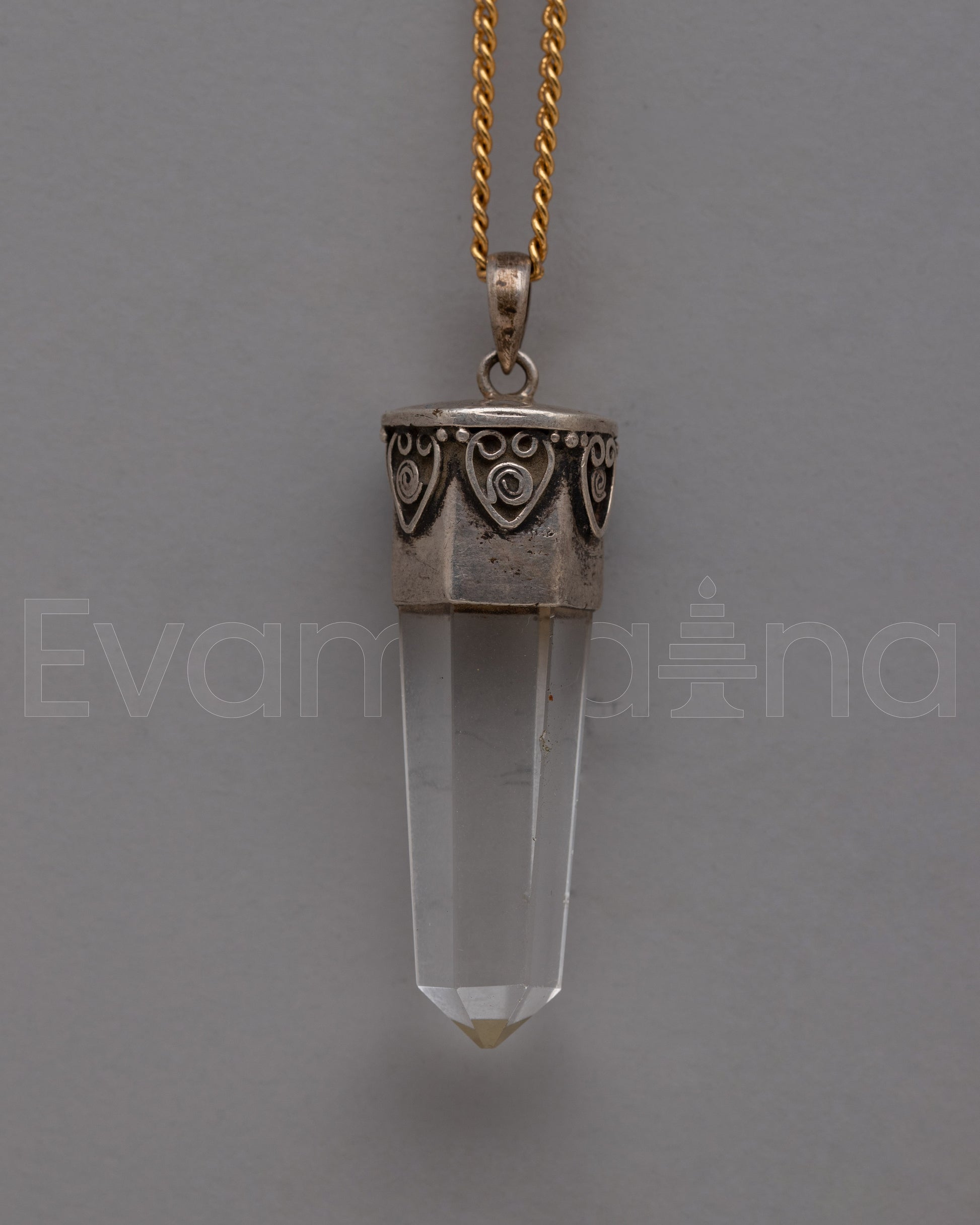 Silver Crystal Pendant