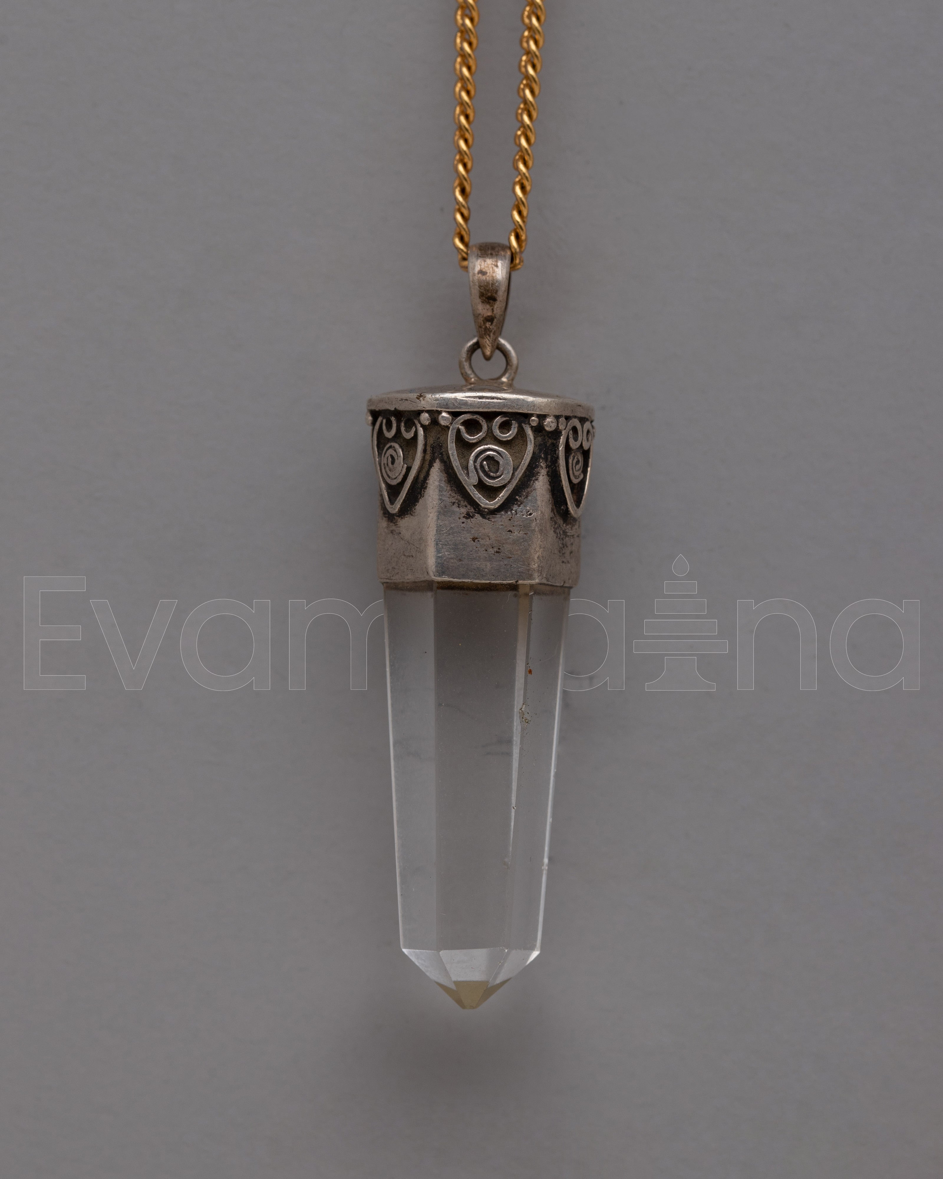 Silver Crystal Pendant