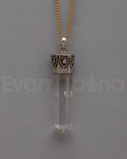 Sterling Silver Crystal Pendant