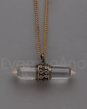 Crystal Pendant Sterling Silver