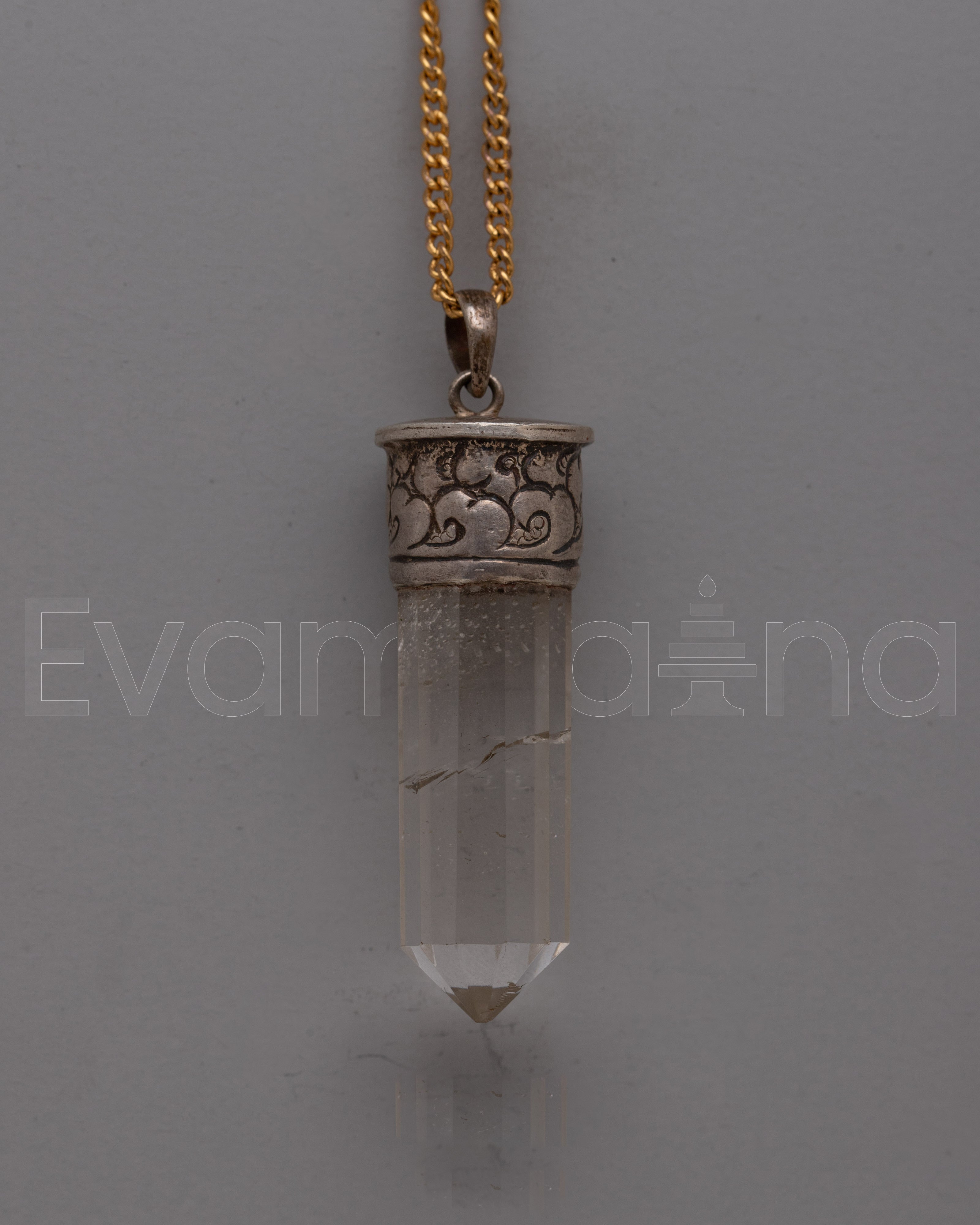 Crystal Pencil Pendant