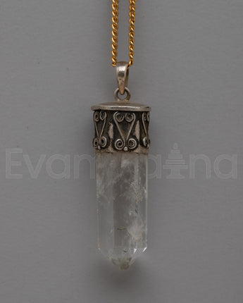 Silver Crystal Pendant
