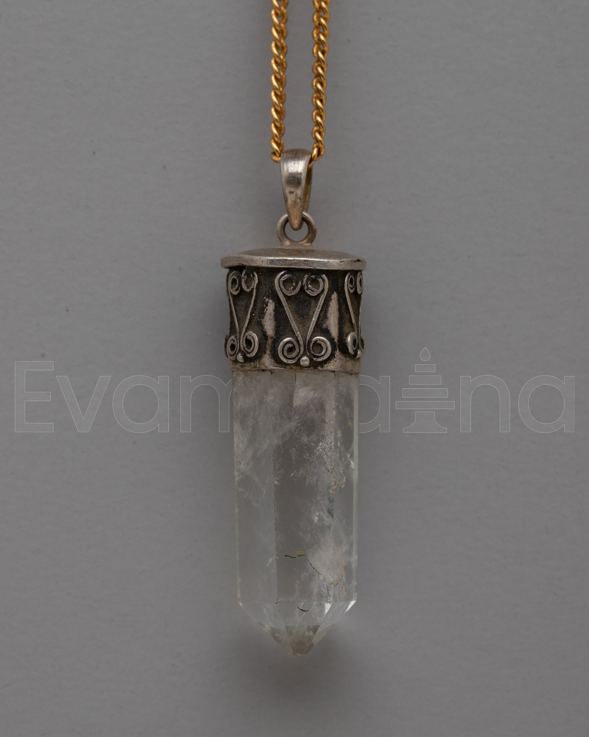 Silver Crystal Pendant