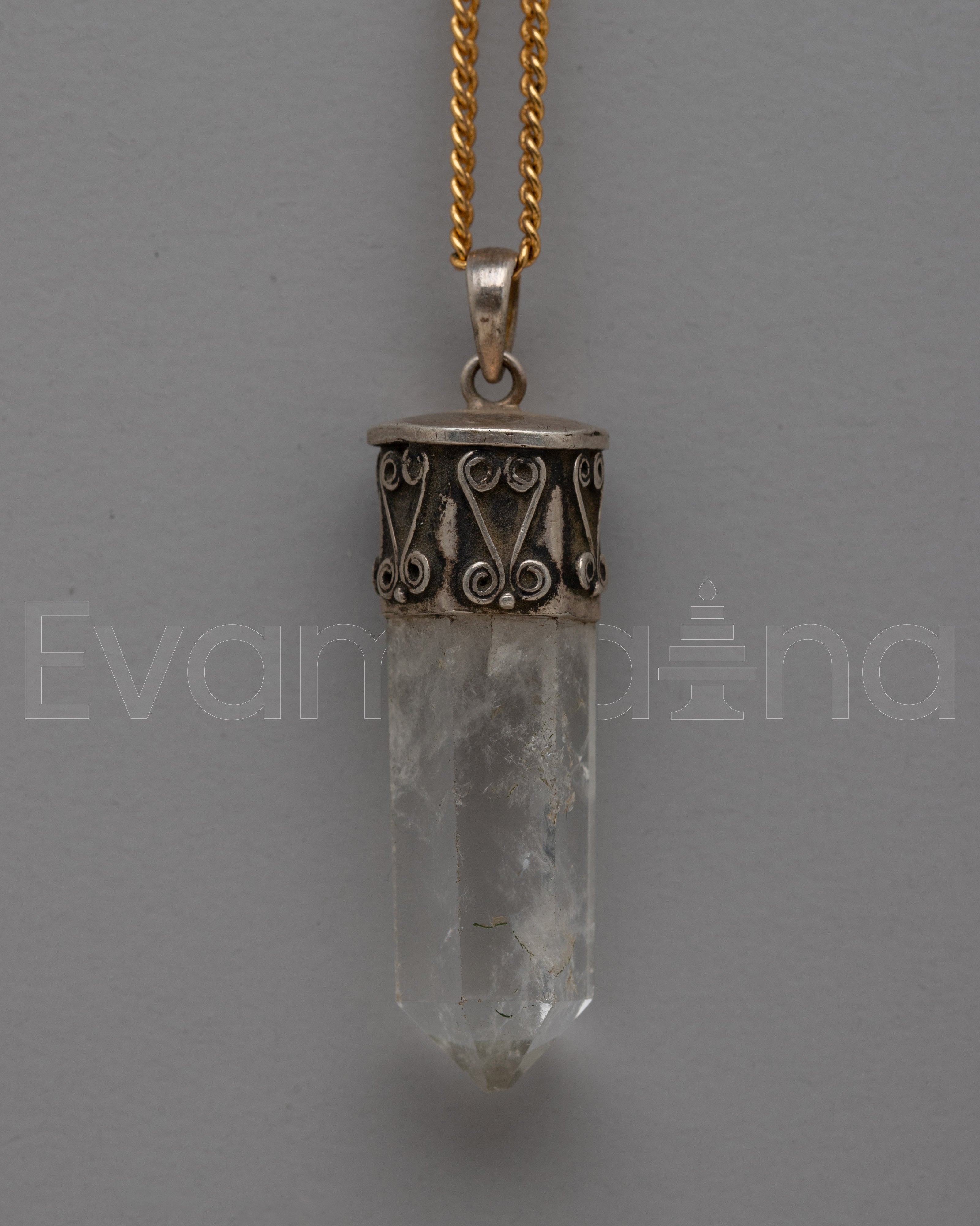 Silver Crystal Pendant