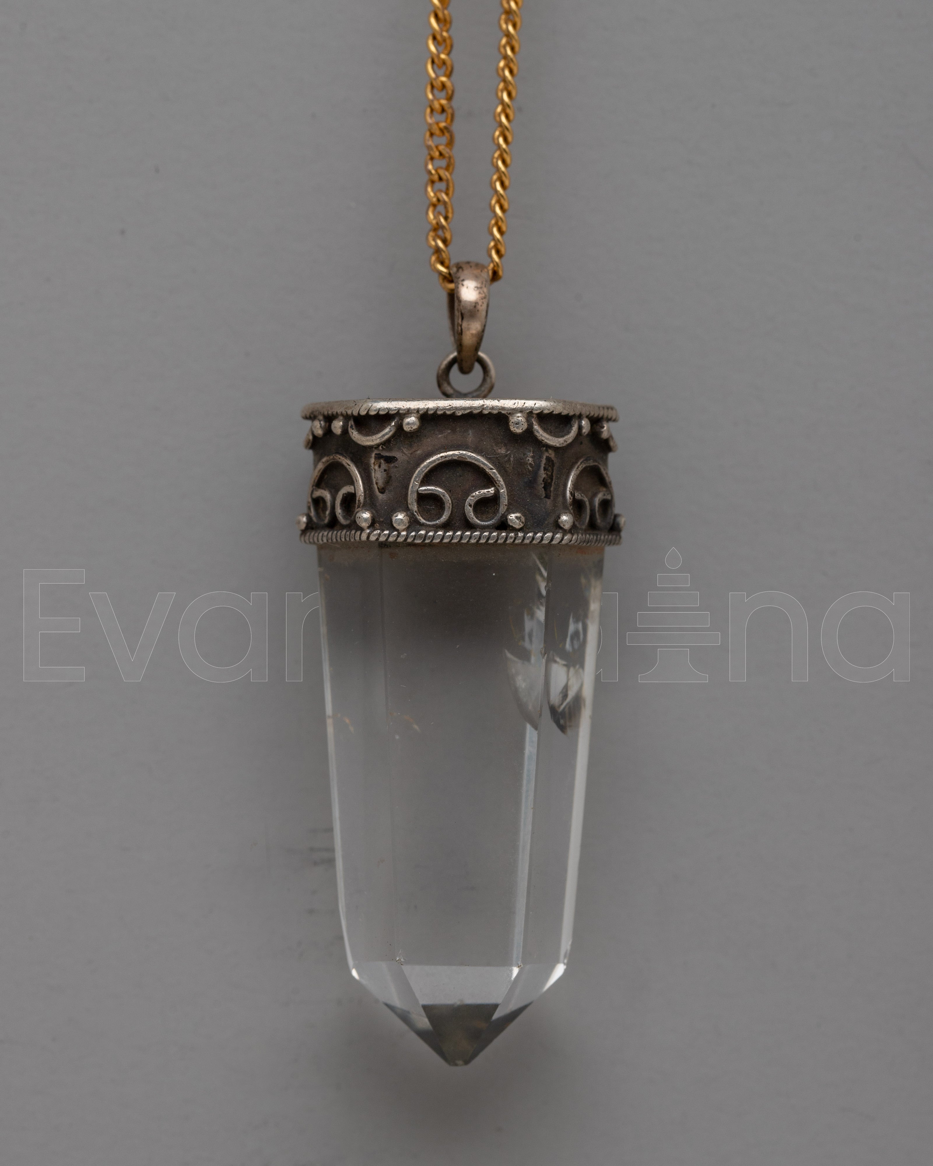 Silver Crystal Pendant