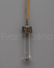 Crystal Silver Pendant