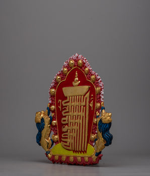 Kalachakra Mantra in Tibetan | Handcrafted Representation of Buddhist Spiritual Practice