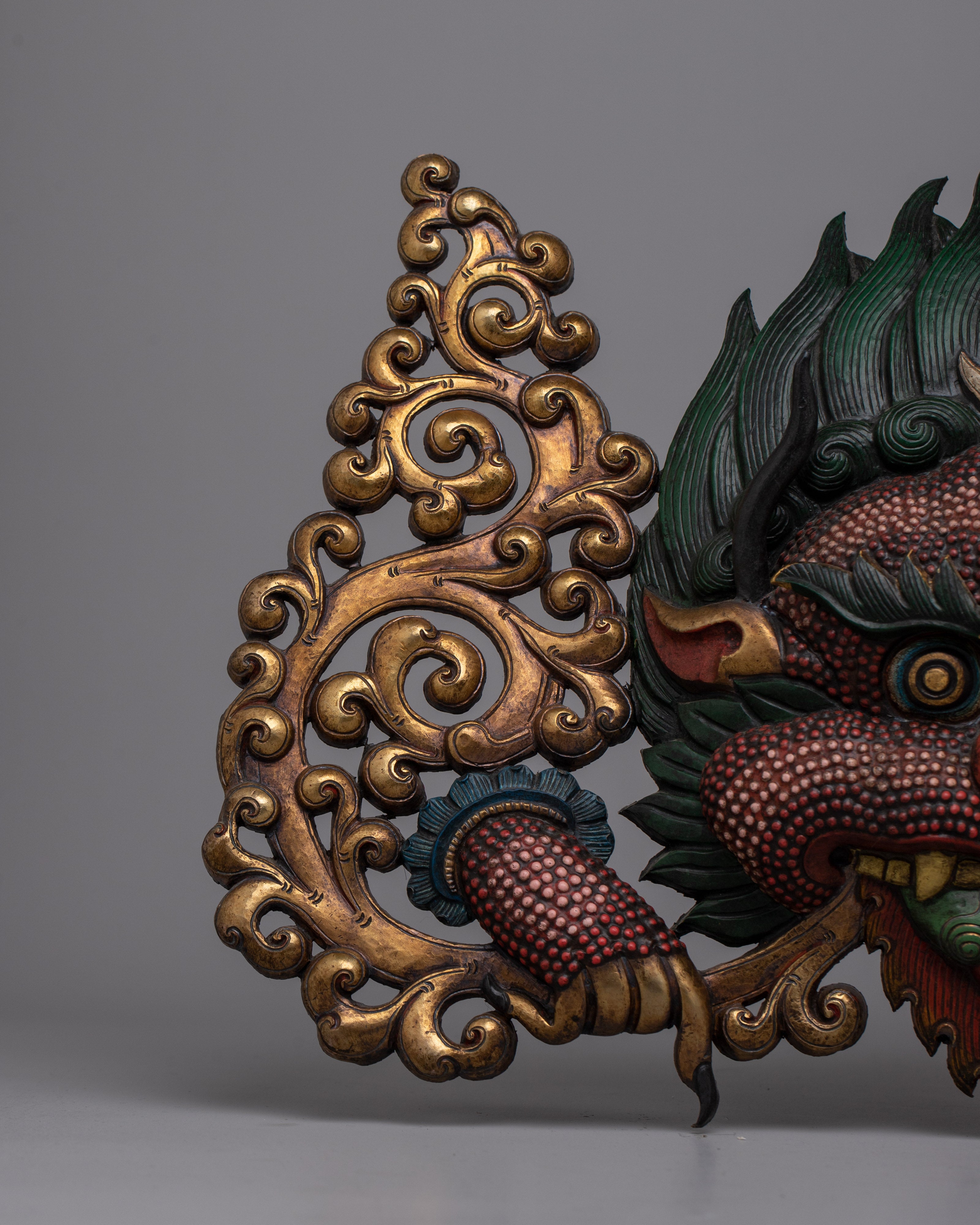 Kritimukha Wall Hanging | Handcrafted Copper Art