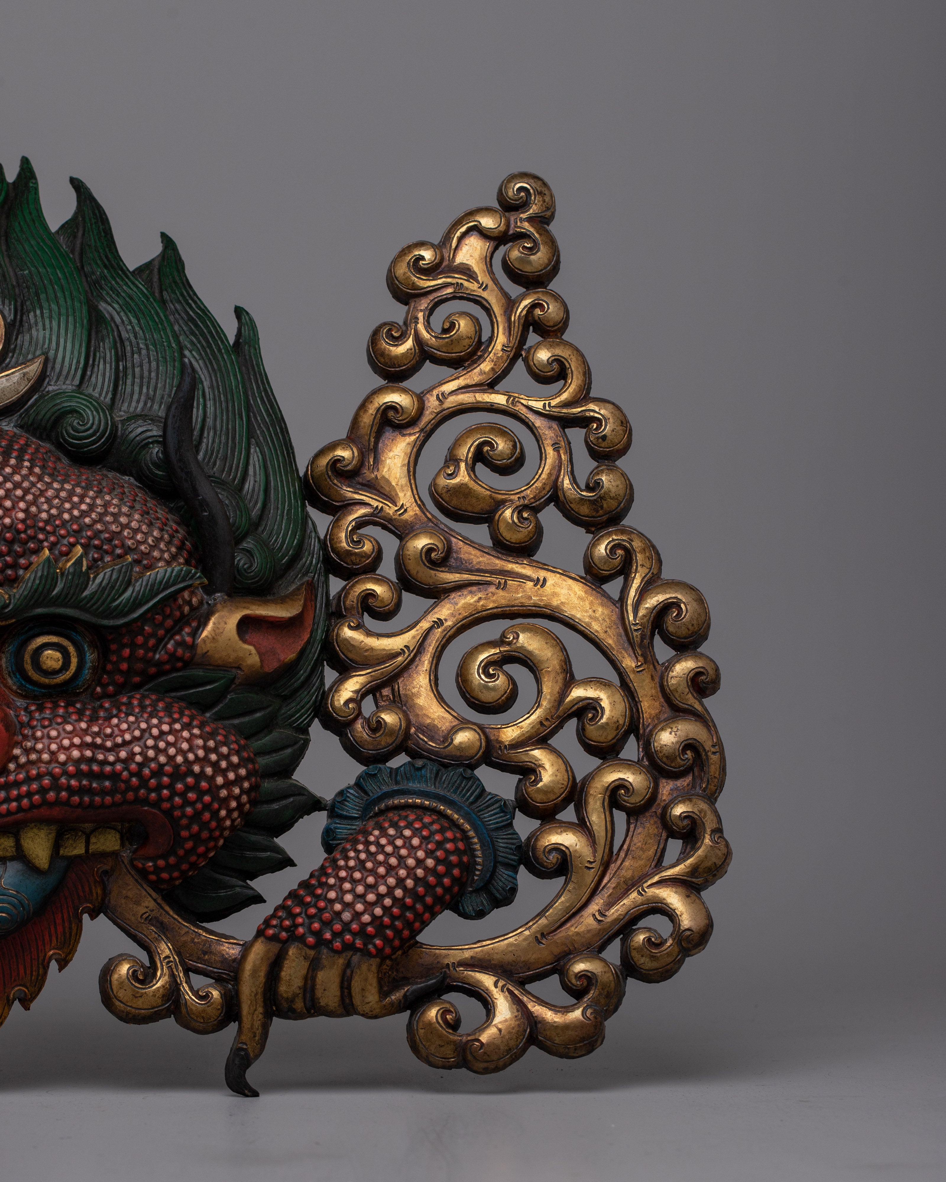 Kritimukha Wall Hanging | Handcrafted Copper Art