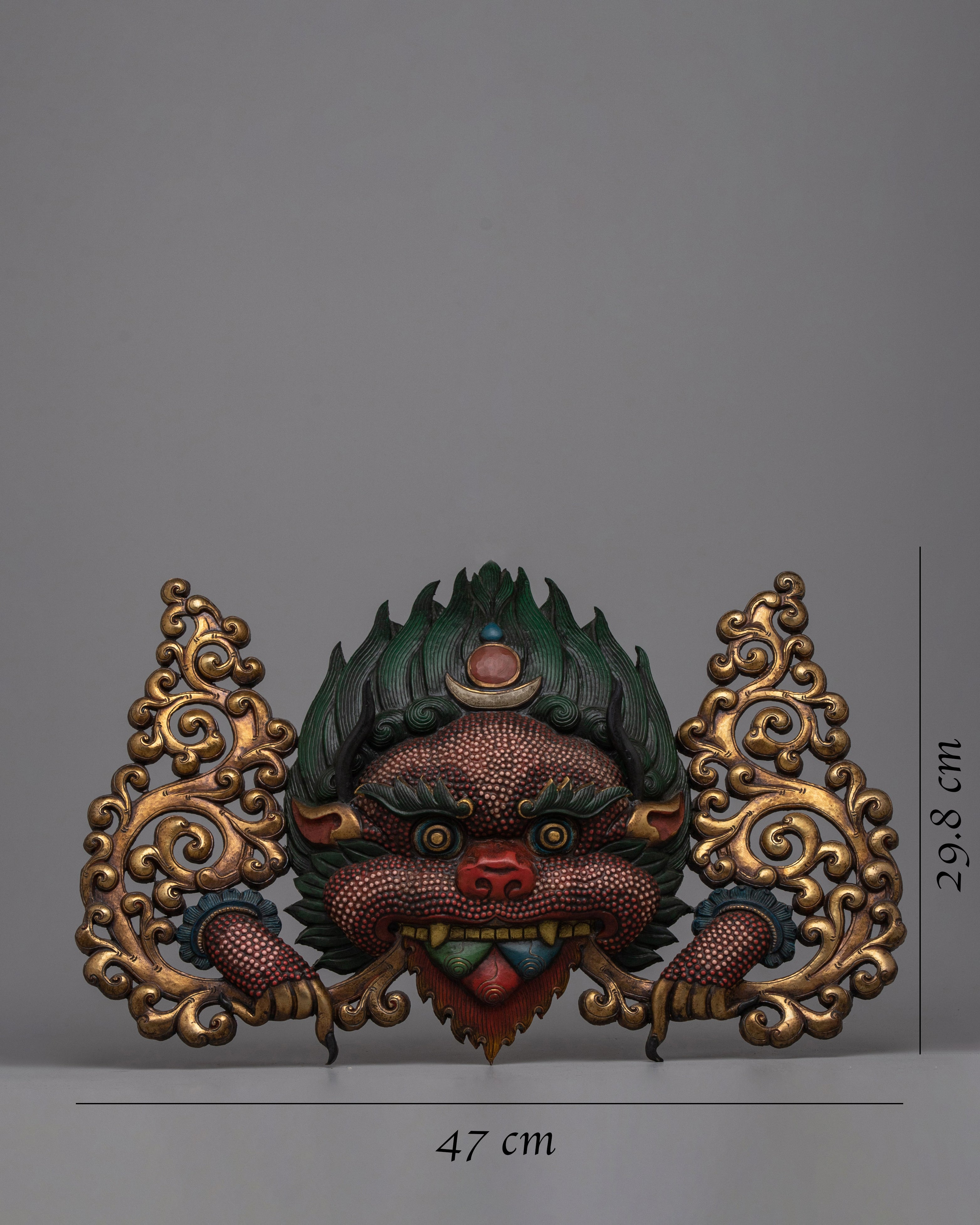 Kritimukha Wall Hanging | Handcrafted Copper Art
