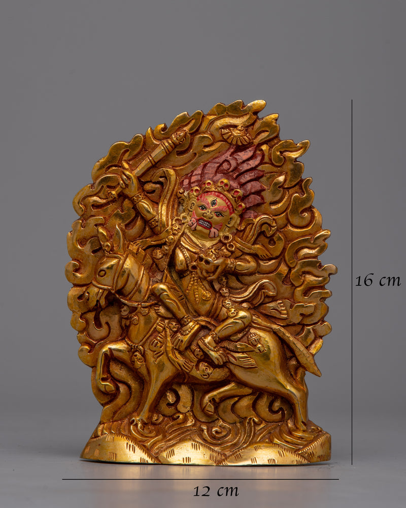 Palden Lhamo Sadhana Statue | Handcrafted Statue of the Wrathful Goddess