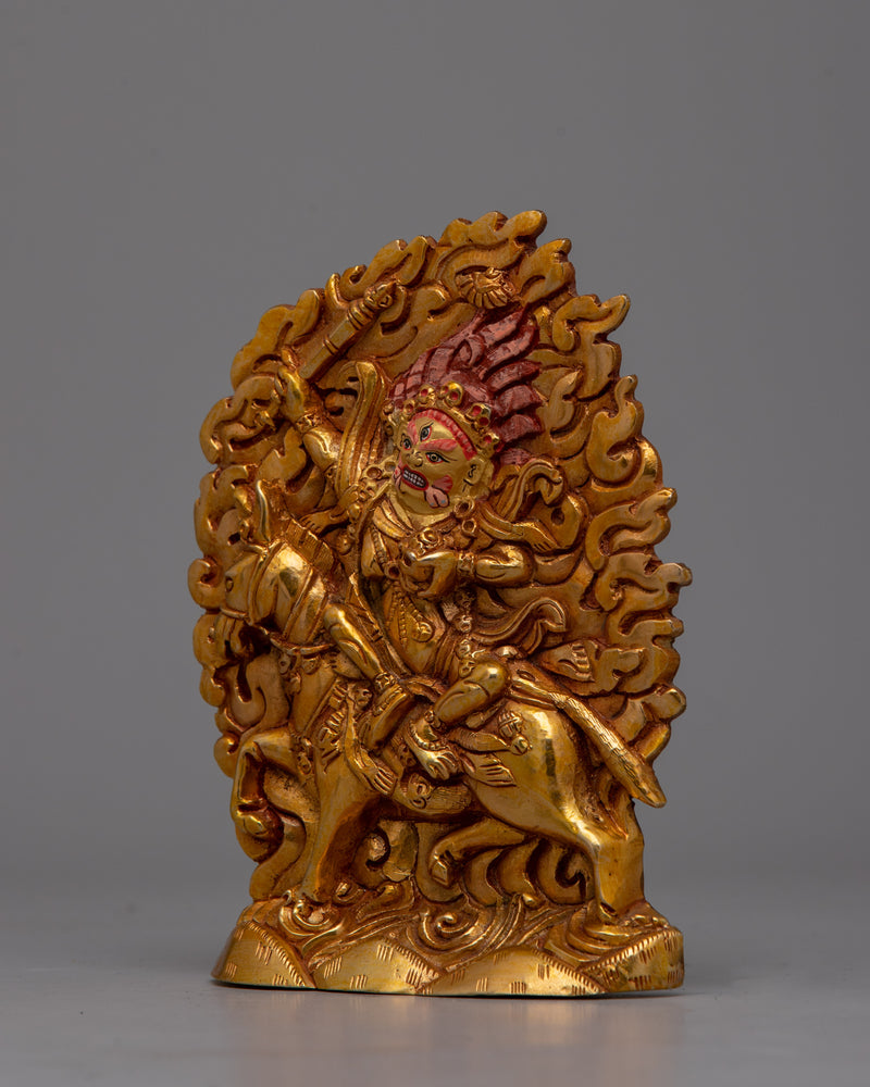 Palden Lhamo Sadhana Statue | Handcrafted Statue of the Wrathful Goddess