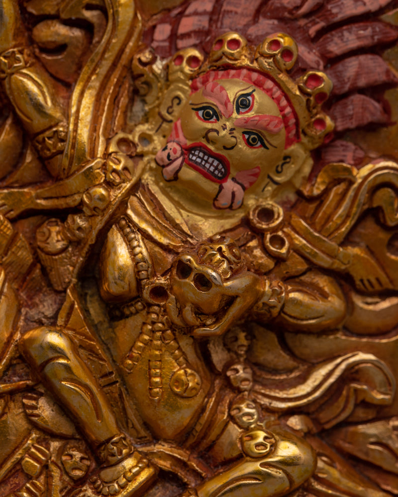 Palden Lhamo Sadhana Statue | Handcrafted Statue of the Wrathful Goddess