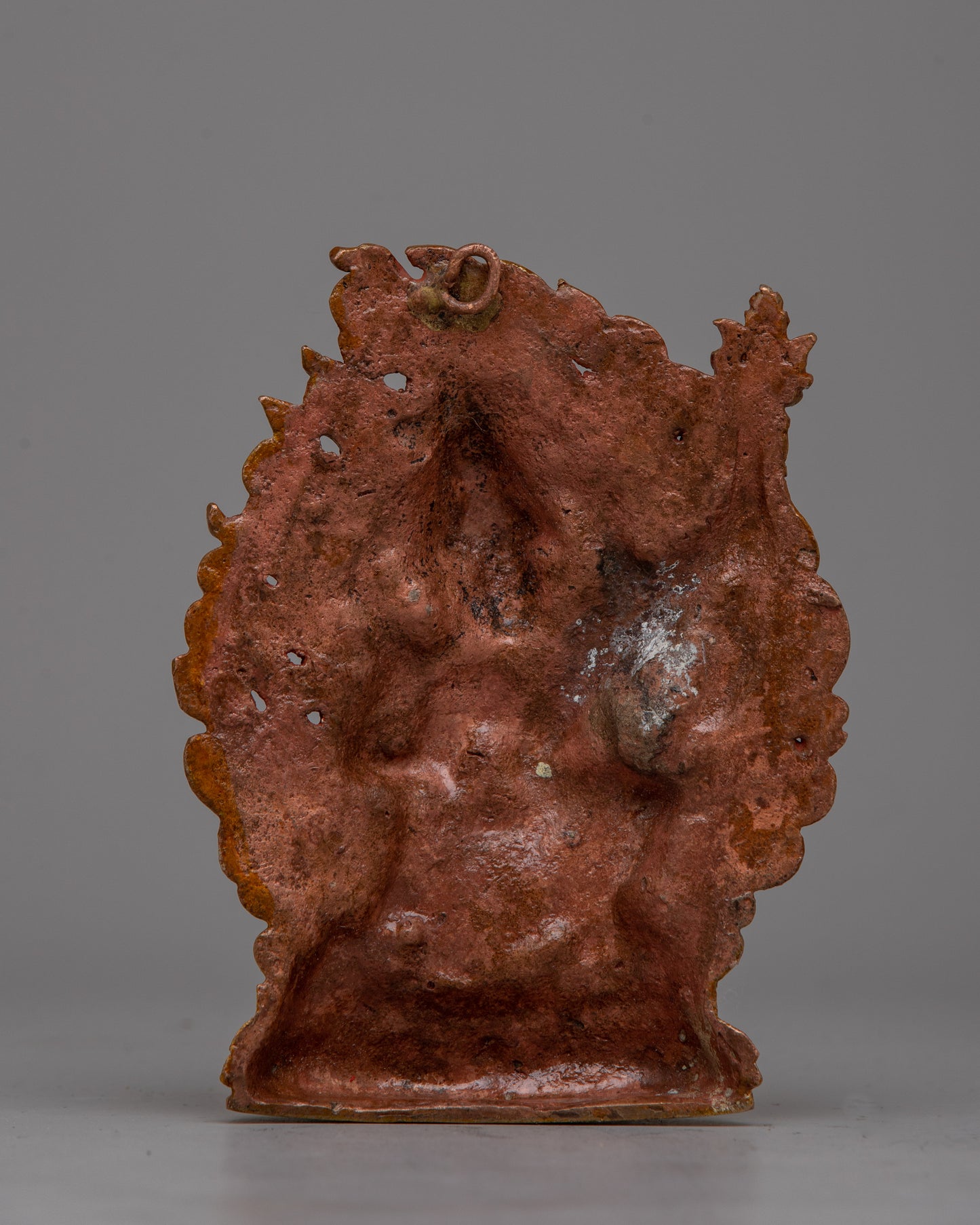 Copper Statue Mahakala | Sculpture of the Wrathful Protector Deity for Elegant Home Decor