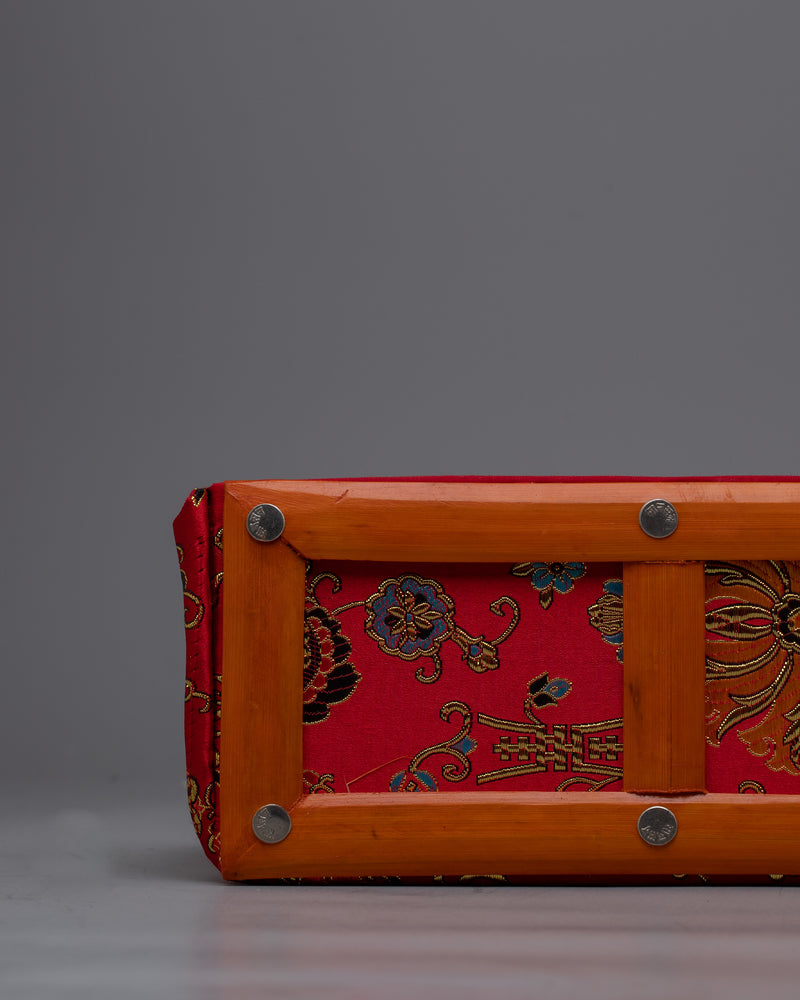 Tibetan Dharma Text Pecha Cover |  Handcrafted Cover for Devotional Use and Text Protection