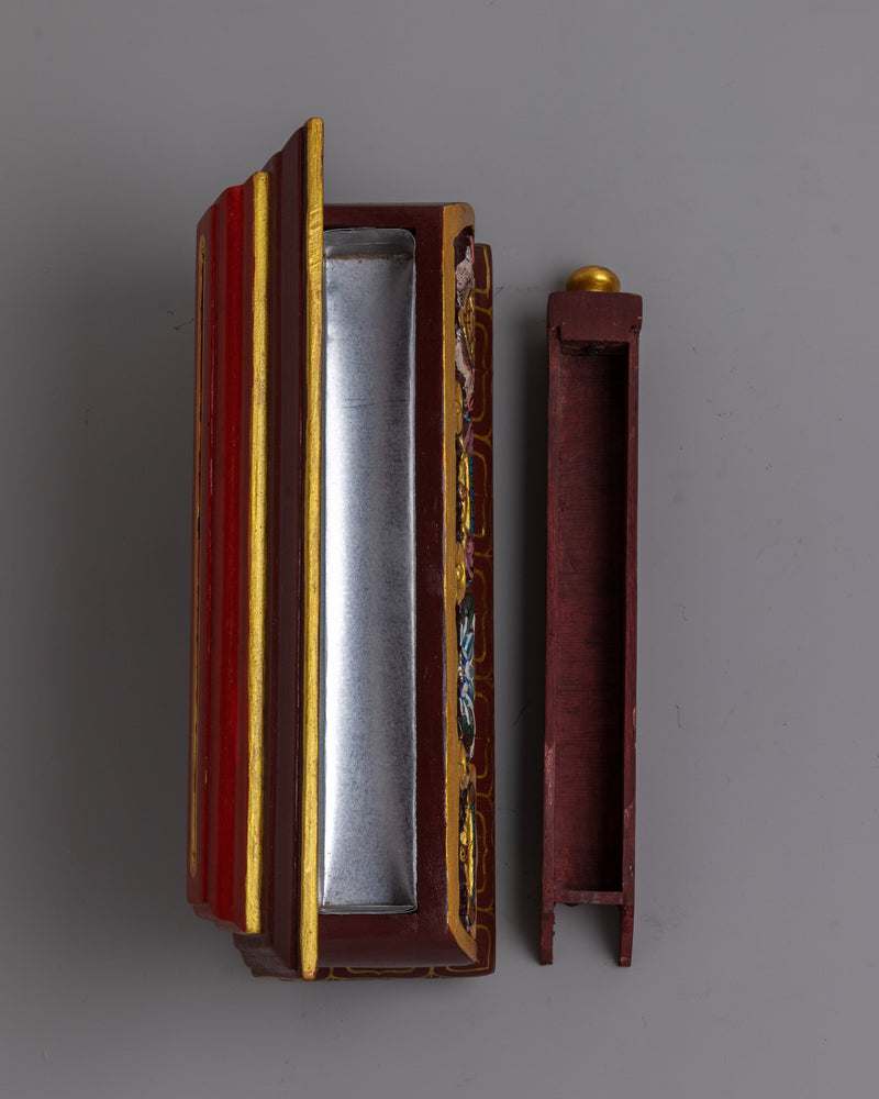 Wooden Incense Burner Box | Perfect for Safe and Elegant Incense Burning