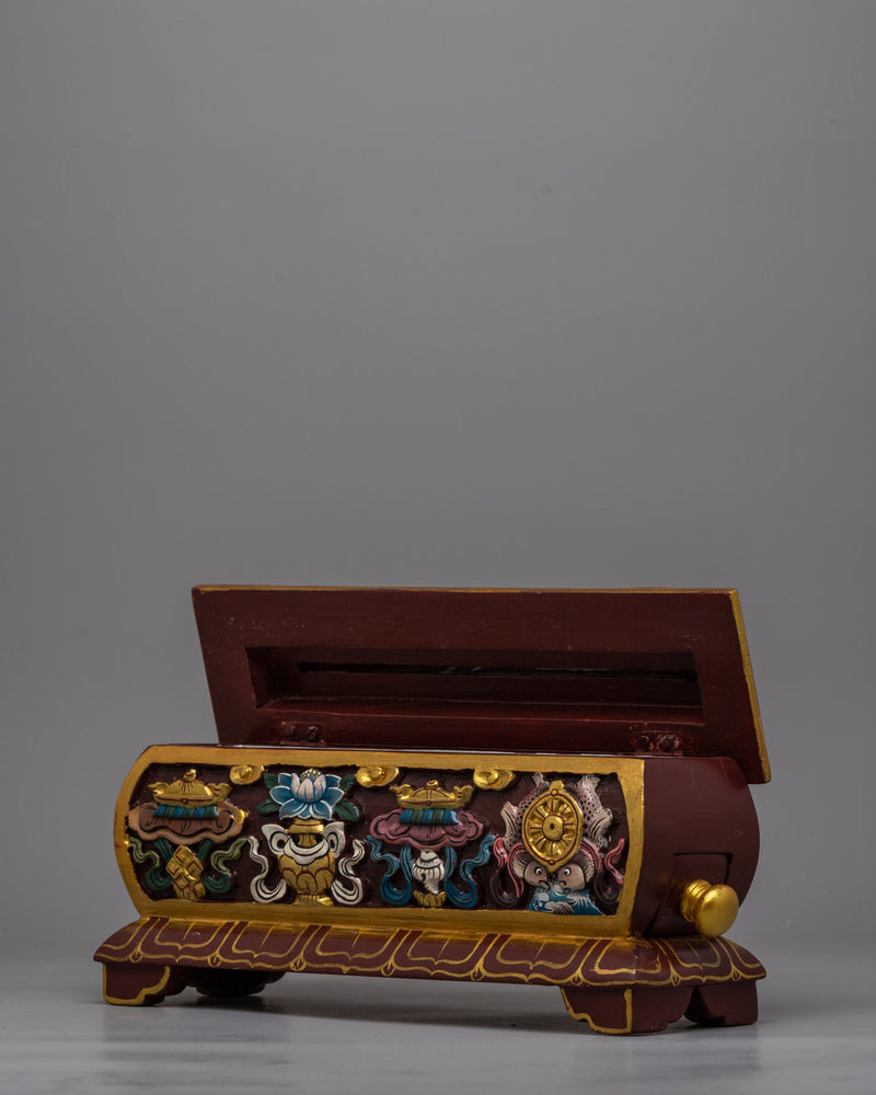 Wooden Incense Burner Box | Perfect for Safe and Elegant Incense Burning
