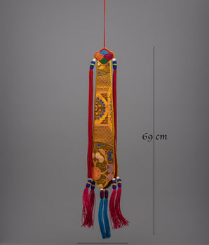 Drum Brocade Tail | Handcrafted Tail for Adding Style and Grace to Traditional Drums