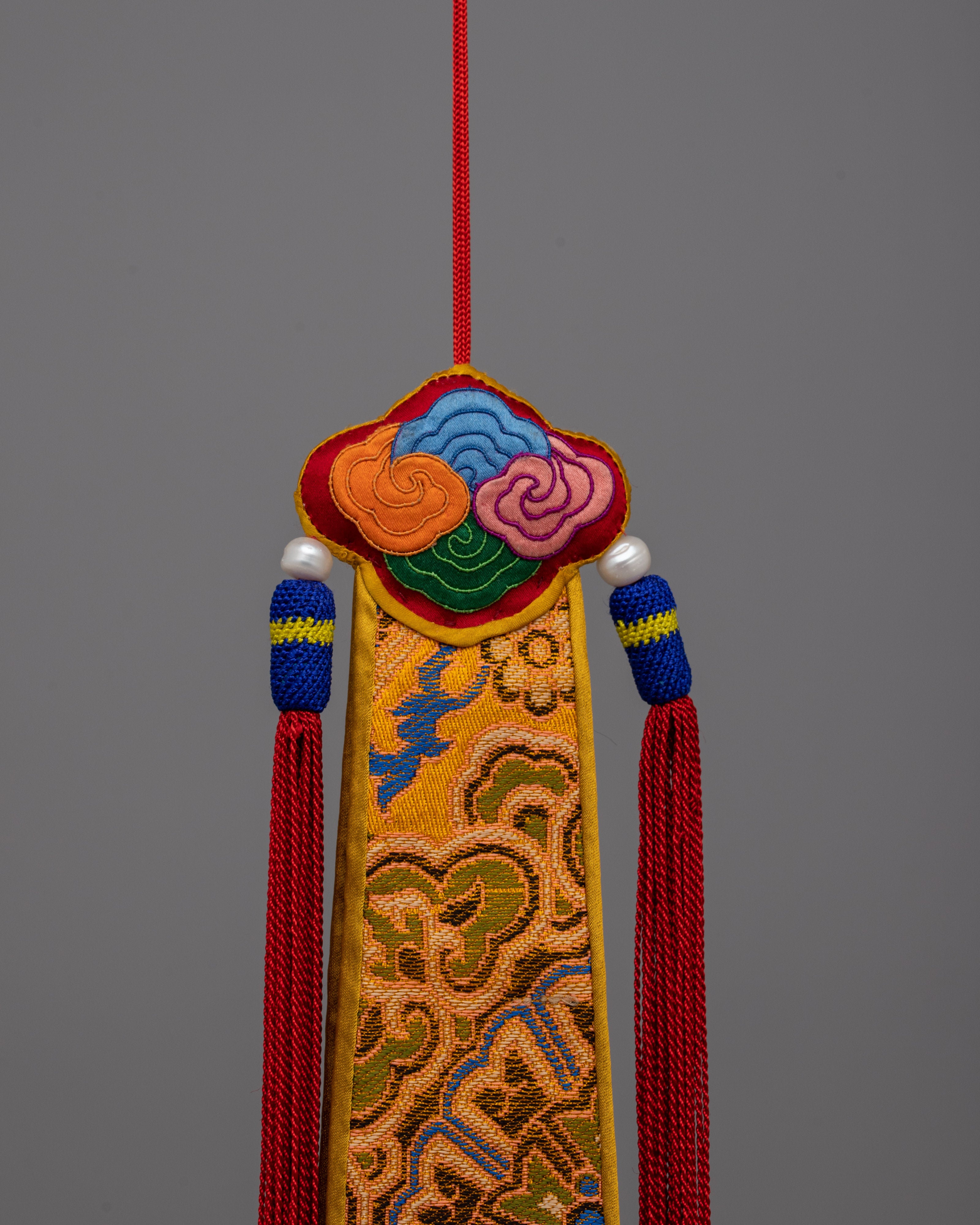 Drum Brocade Tail | Handcrafted Tail for Adding Style and Grace to Traditional Drums