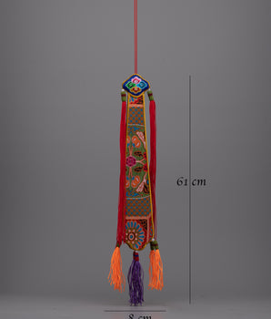 Dharma Damaru Tail | Detailed Elegance Reflecting Spiritual Resonance
