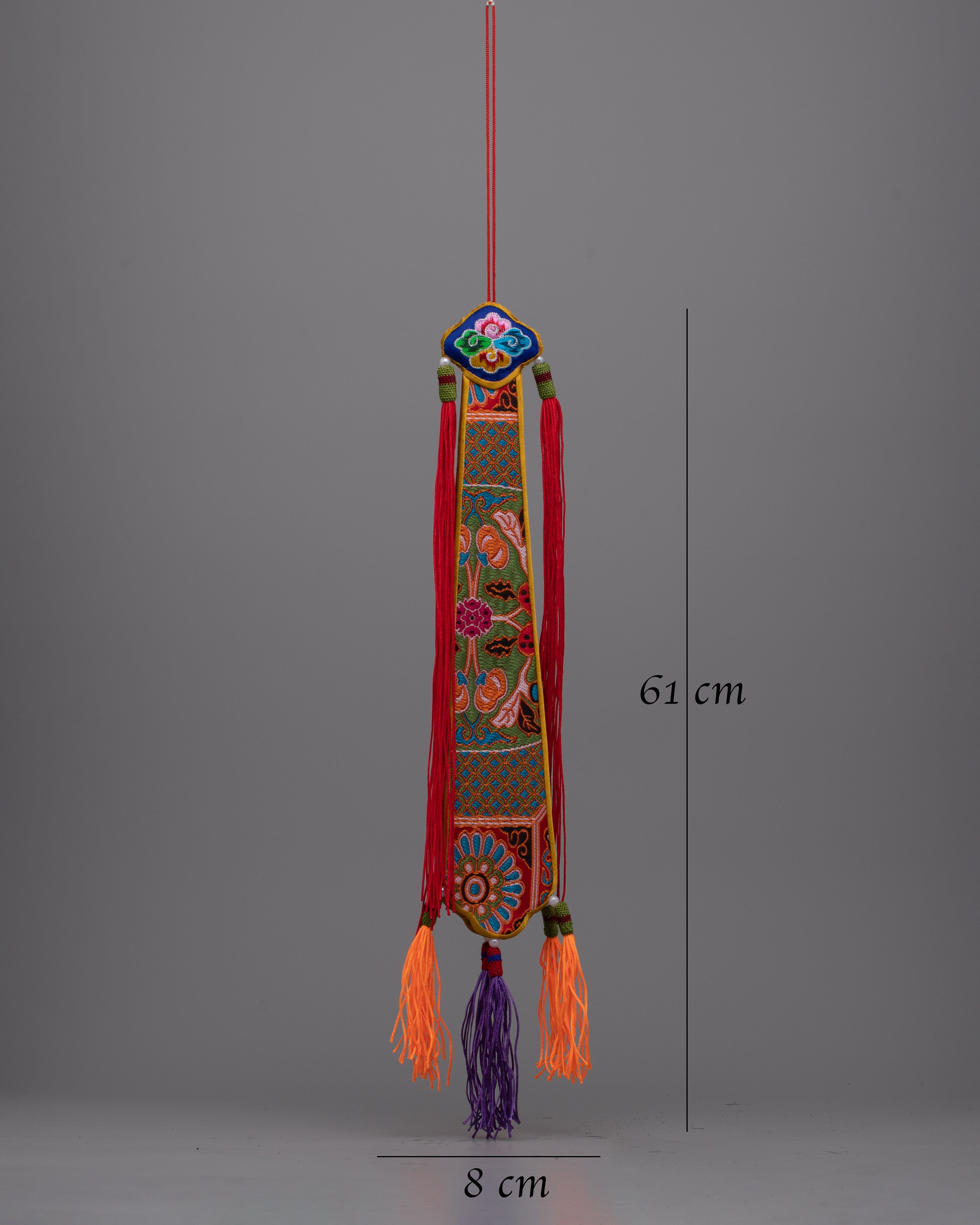 Dharma Damaru Tail | Detailed Elegance Reflecting Spiritual Resonance