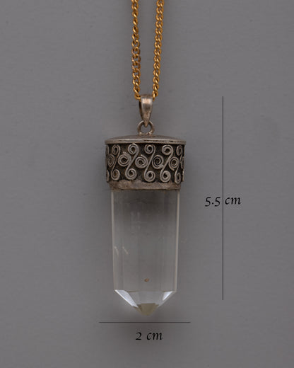 Crystal Pendant Charm | High-Quality Jewelry for Healing and Protection