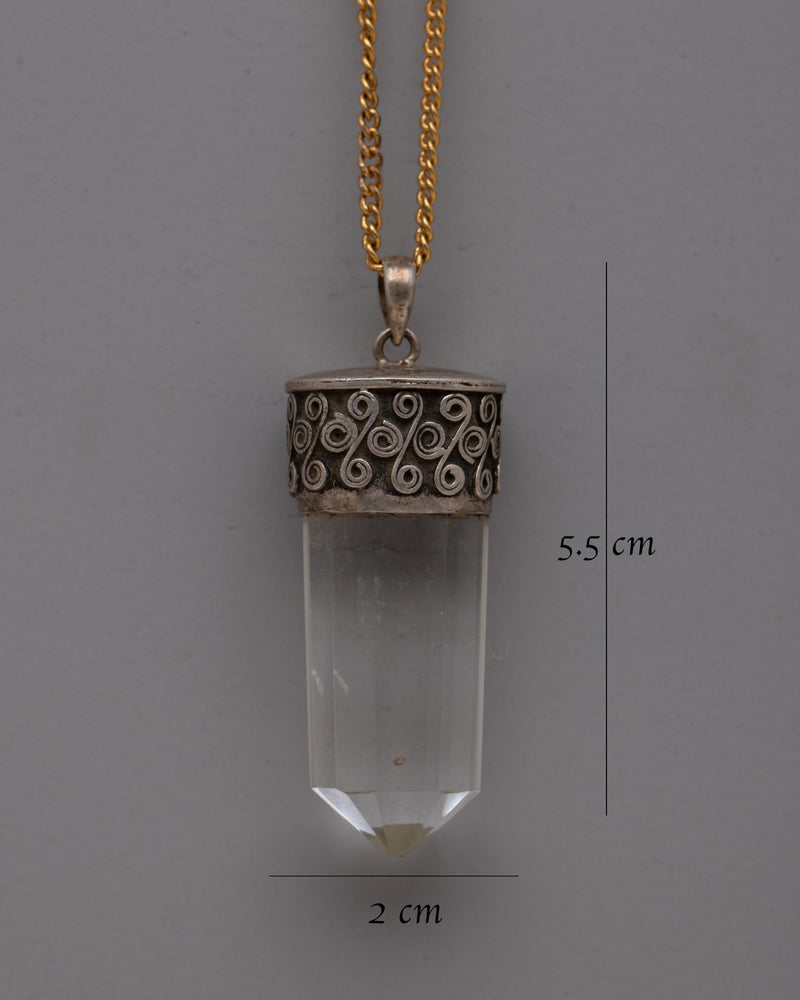 Crystal Pendant Charm | High-Quality Jewelry for Healing and Protection