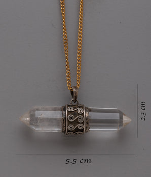 Crystal Pendant Sterling Silver | Elegant and Timeless Gemstone Jewelry