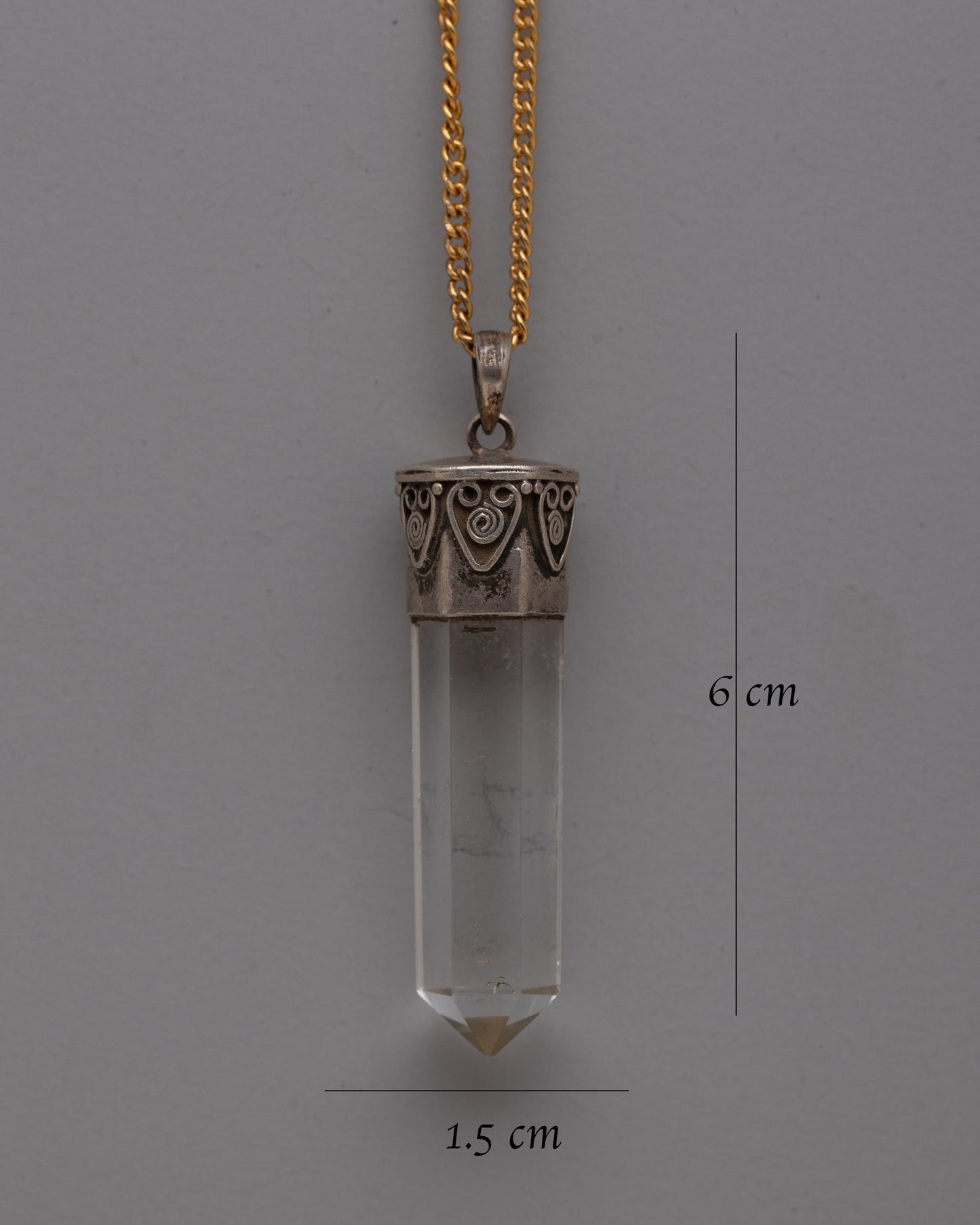 Crystal Pendant Point | Symbolic Jewelry for Positive Energy