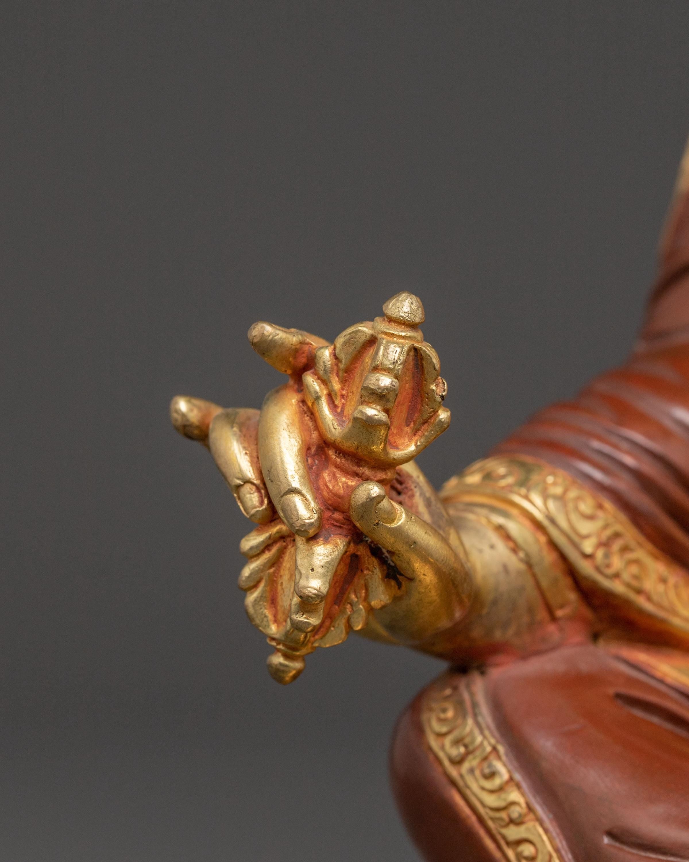 Handmade Master Padmasambhava Statue | Lotus Born Guru Rinpoche
