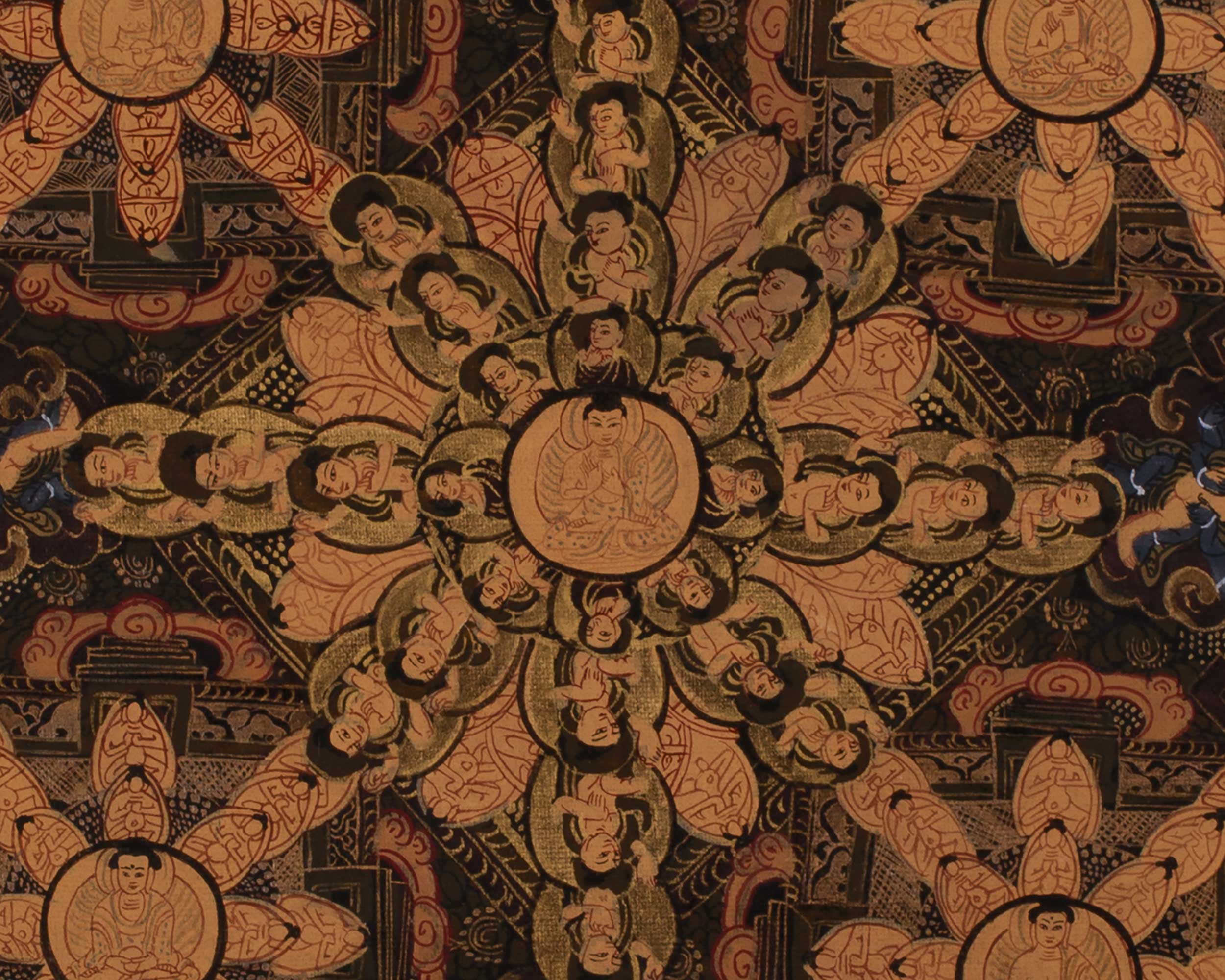 Divine Art of Buddha Mandala | Meditation Altar | Symbolizing Enlightenment and Compassion