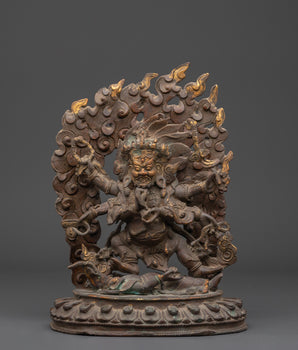 handmade-six-armed-mahakala-statue