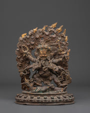 handmade-six-armed-mahakala-statue