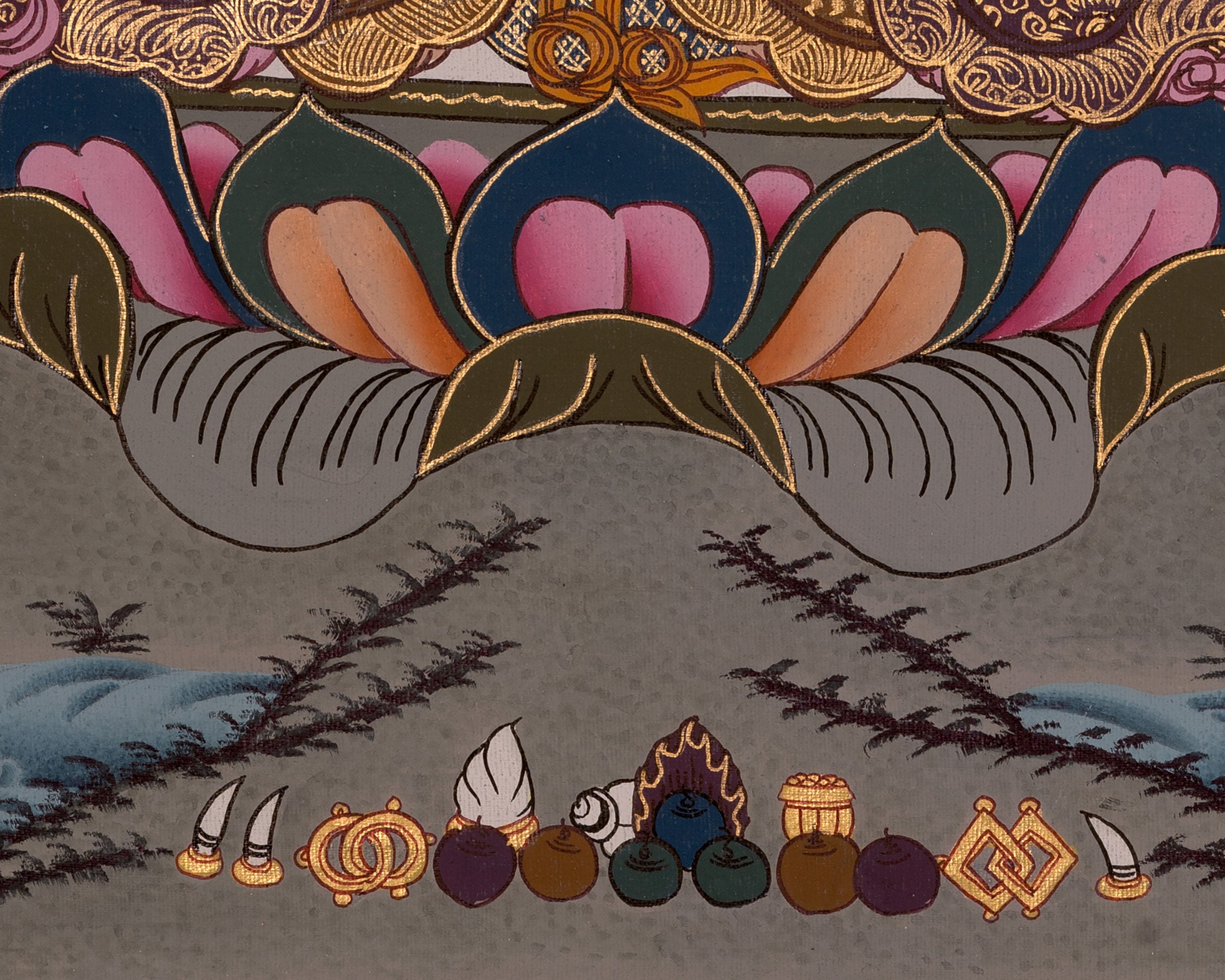 Chenrezig Bodhisattva Thangka | Shrine Room Decor