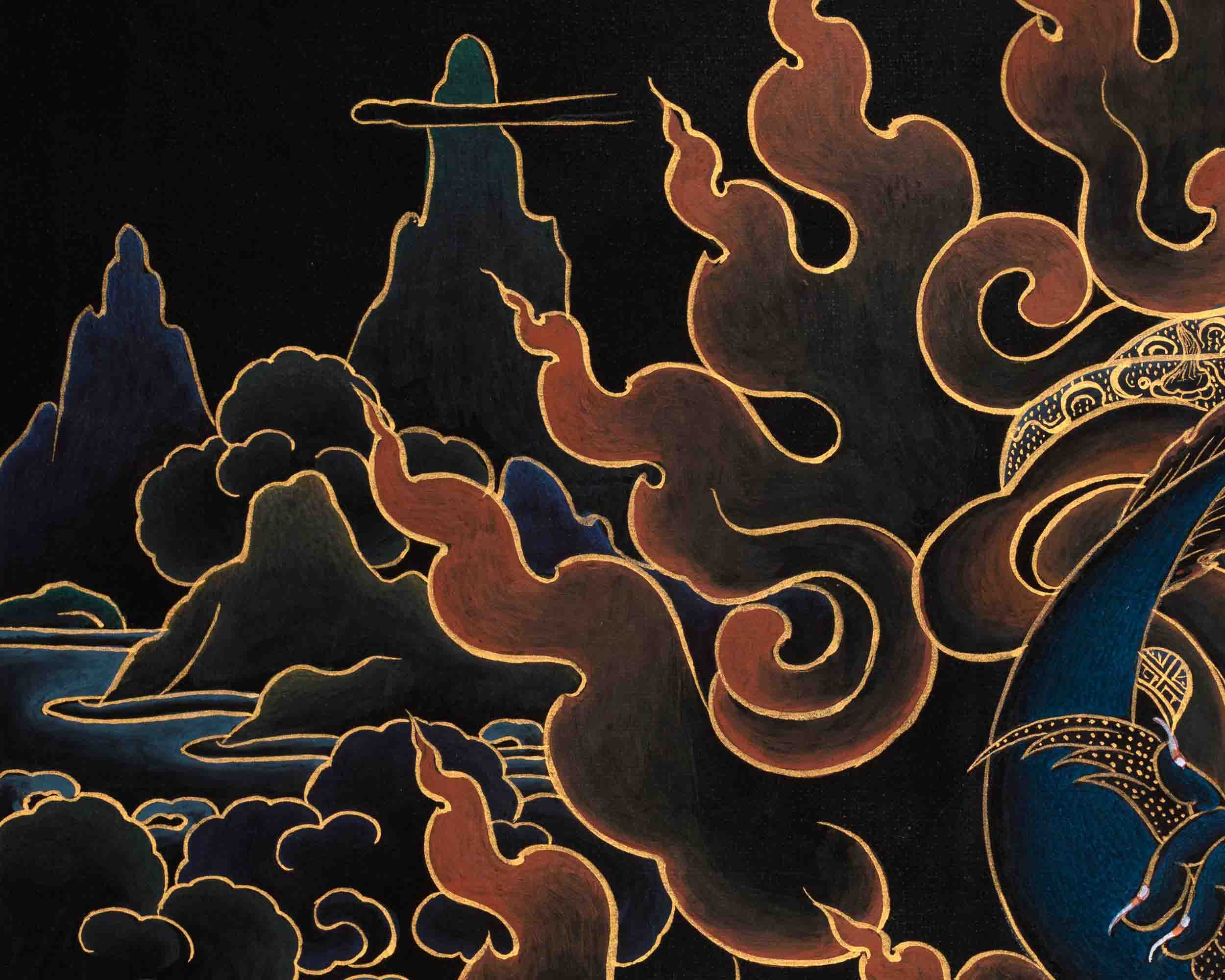 Mahakala Bernagchen Thangka | A Symbol of Protection and Power In Tibetan Buddhism