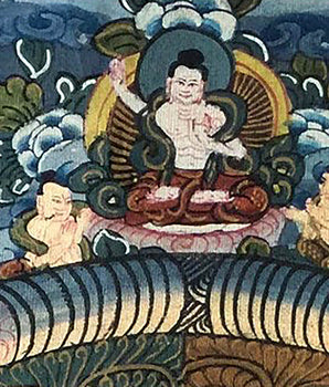 Original Hand painted Buddha Mandala Thangka | Yoga and Meditation Decor