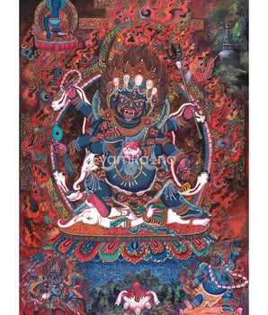 6 Armed Mahakala Thangka