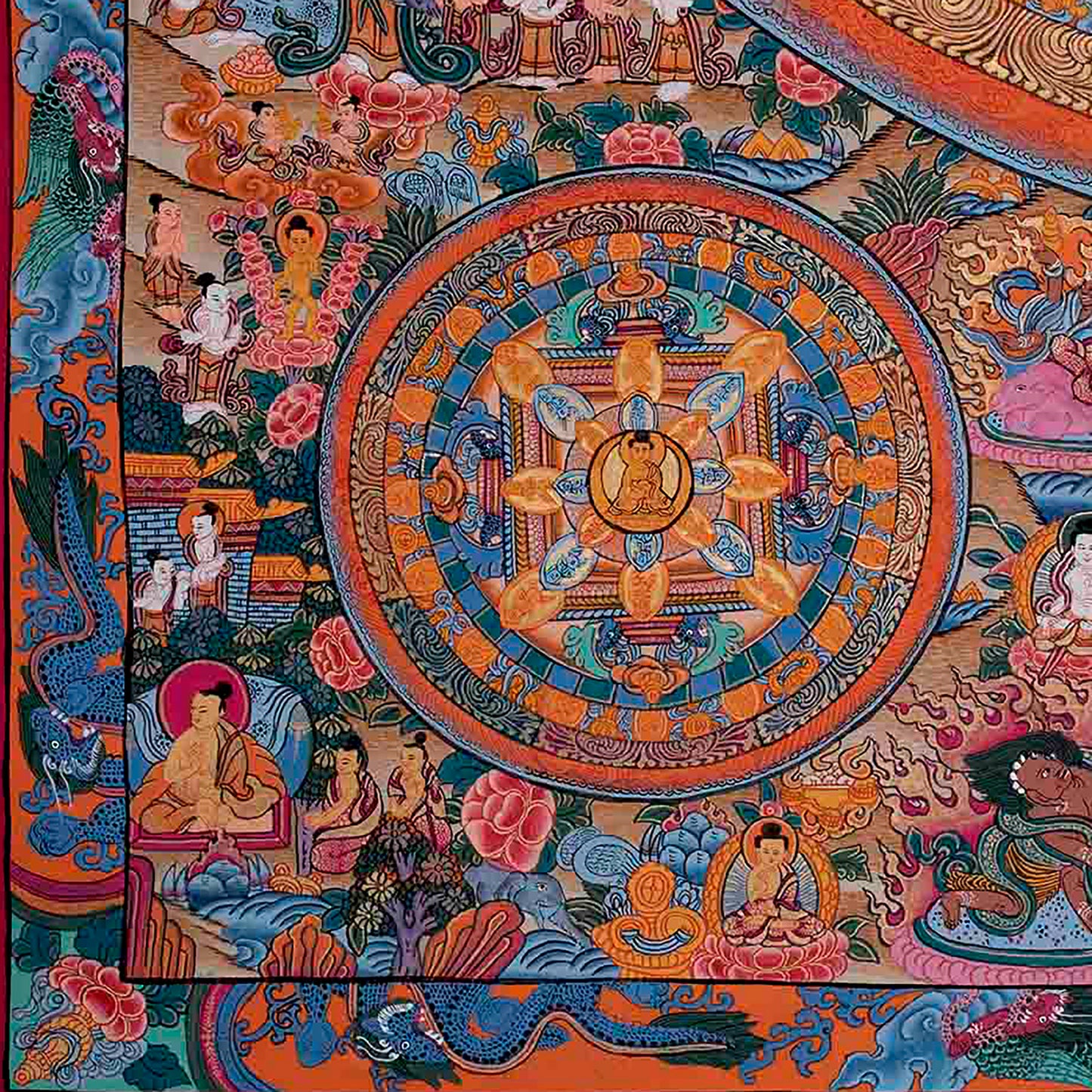 Buddha Mandala Thangka | Tibetan Thangka Art